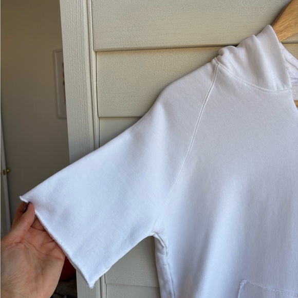 NWT Frank & Eileen Mel Triple Fleece Short Sleeve Hoodie - Picture 5 of 10